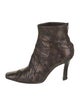 Bally Python Animal Print Boots