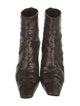 Bally Python Animal Print Boots