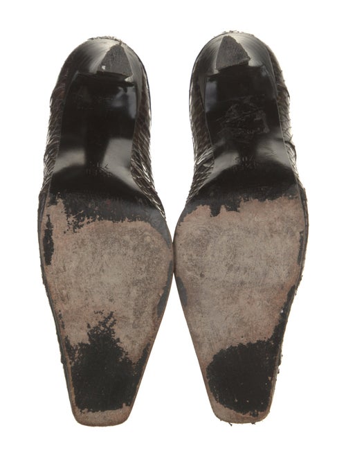 Bally Python Animal Print Boots