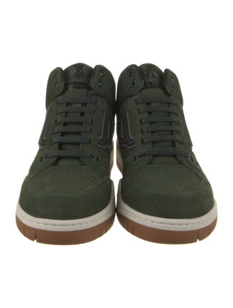 Bally Leather Grosgrain Trim Sneakers