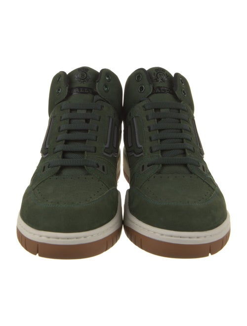 Bally Leather Grosgrain Trim Sneakers