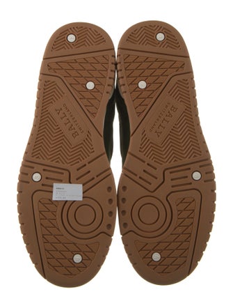 Bally Leather Grosgrain Trim Sneakers