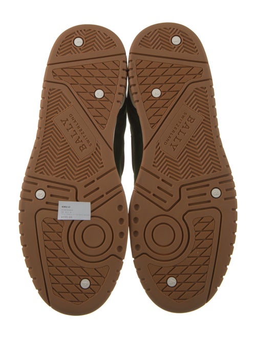 Bally Leather Grosgrain Trim Sneakers