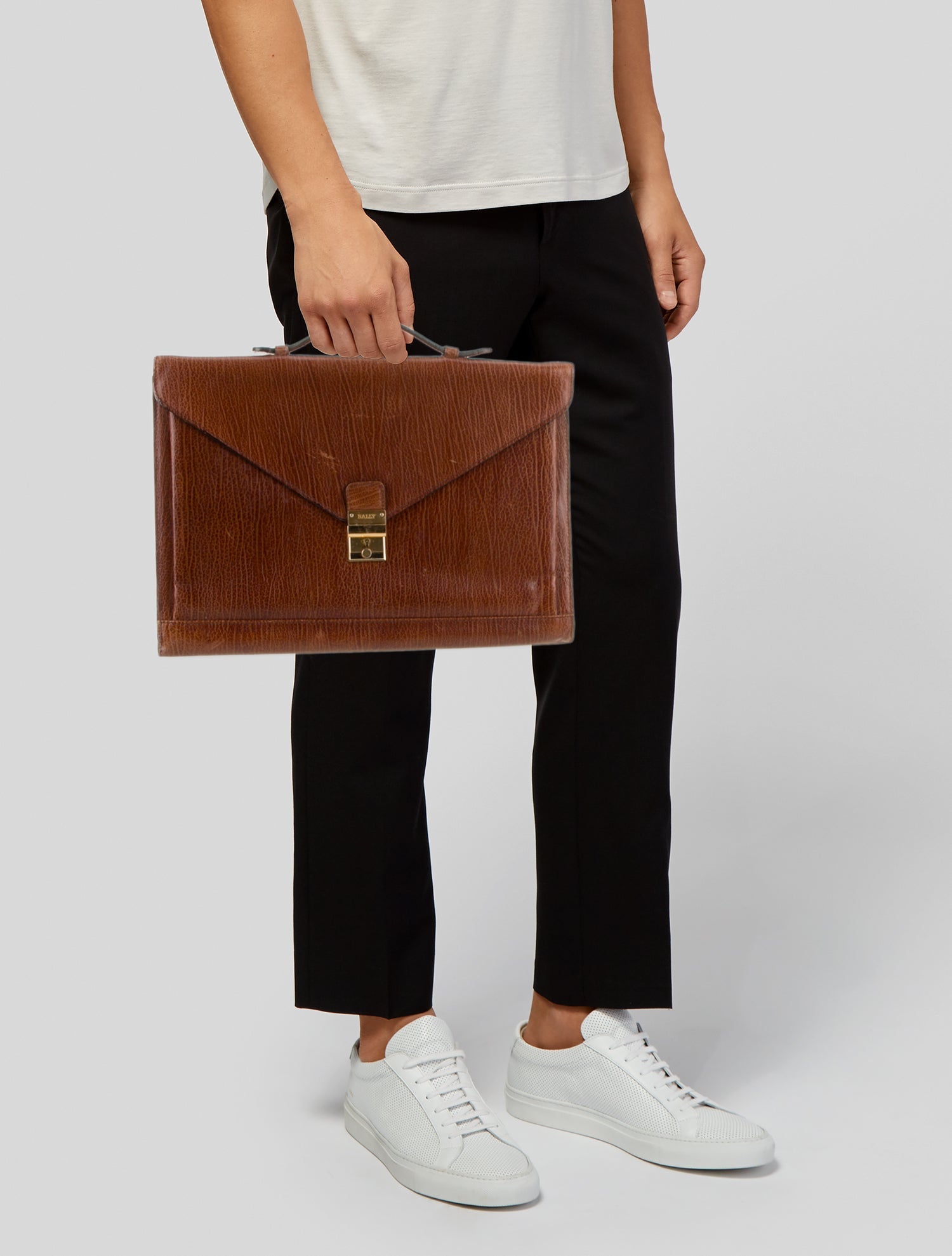 Bally Leather Briefcase
