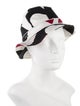 Bally White patterned bucket hat