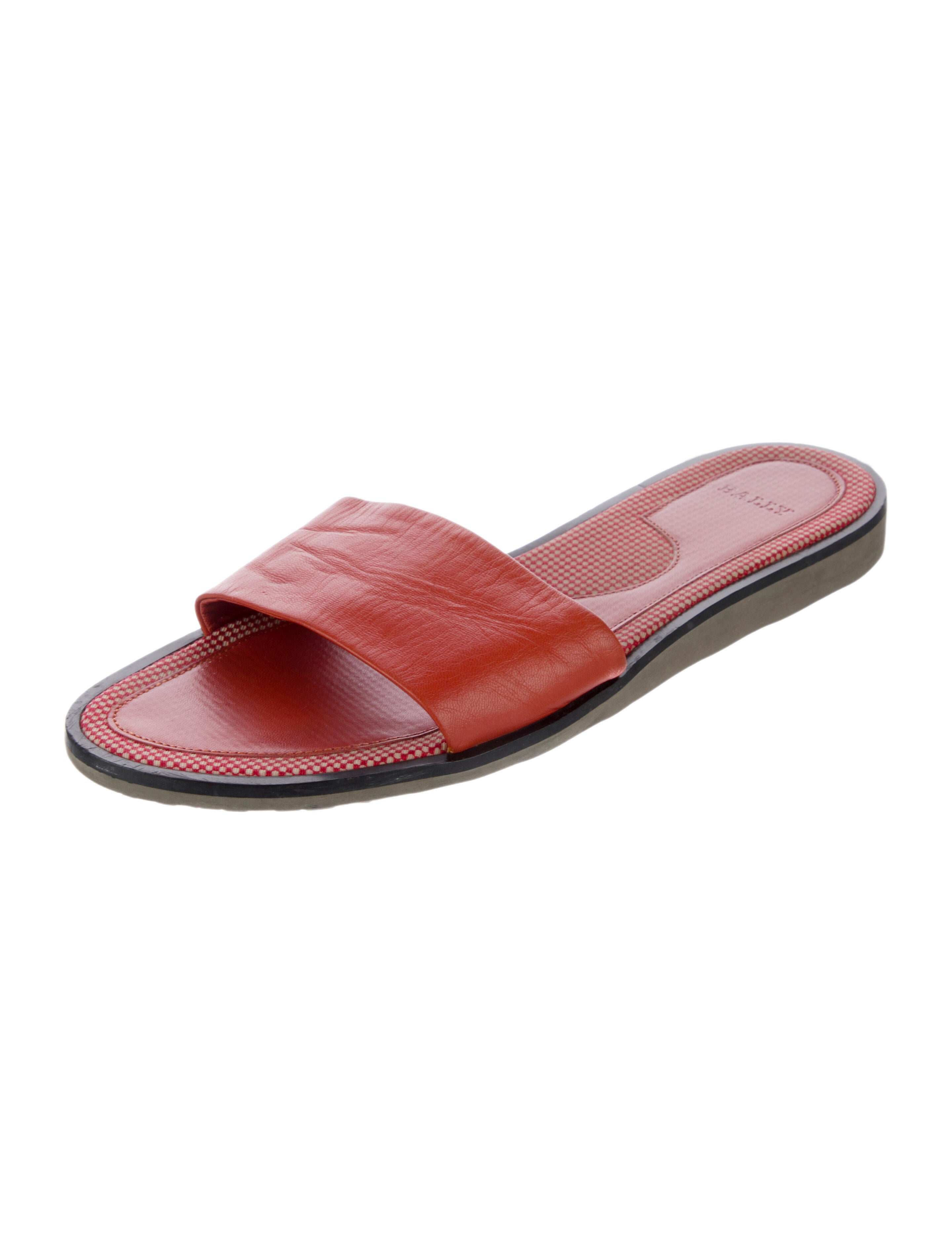 Bally Leather Slides