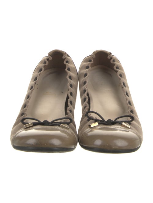 Bally Suede Ballet Flats