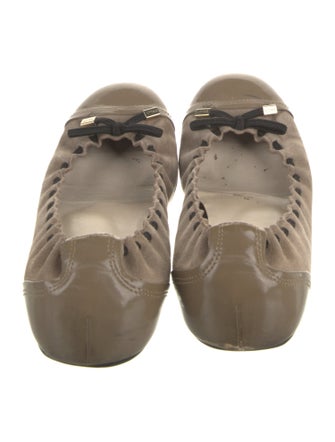 Bally Suede Ballet Flats