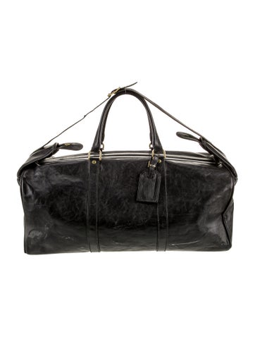 Bally Luggage and Travel Leather Weekender Bag
