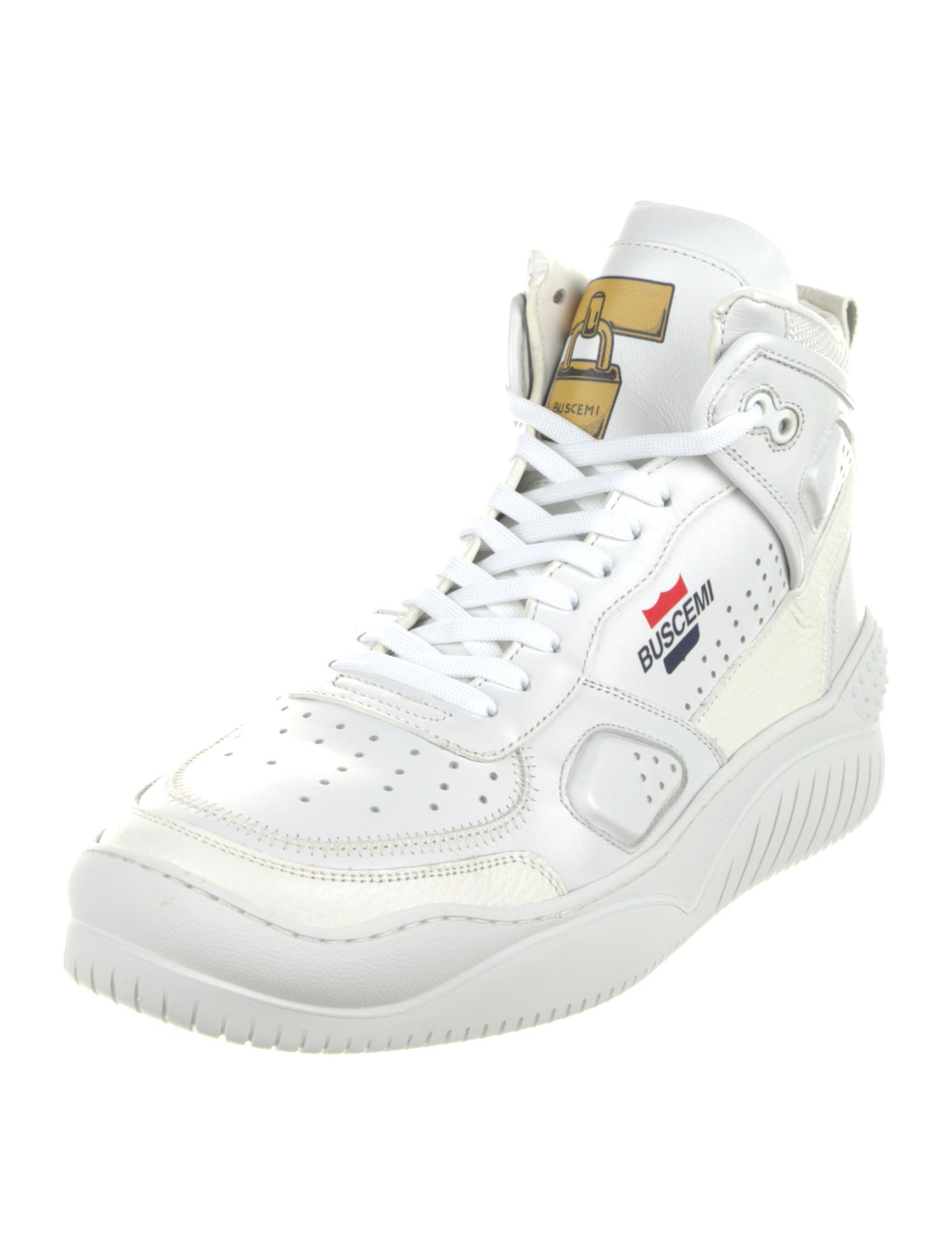 Buscemi Leather Printed Sneakers w/ Tags
