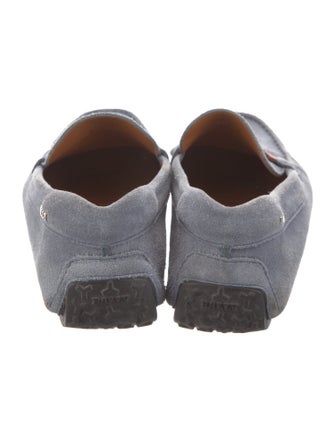 Bally Suede Striped Drivers