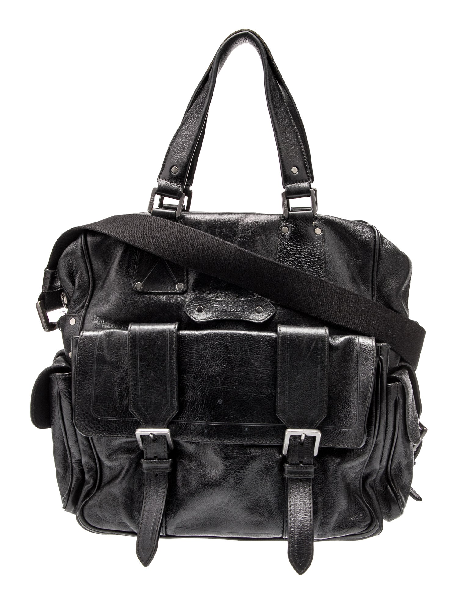 Bally Leather Messenger Bag