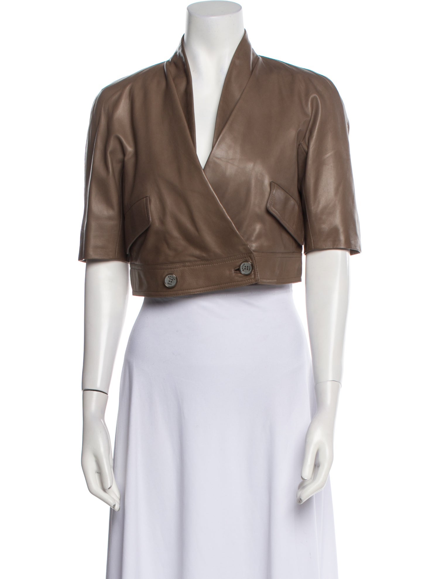 Bally Leather Bolero