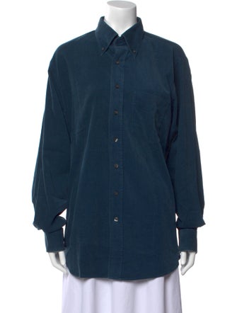 Bally Long Sleeve Button-Up Top