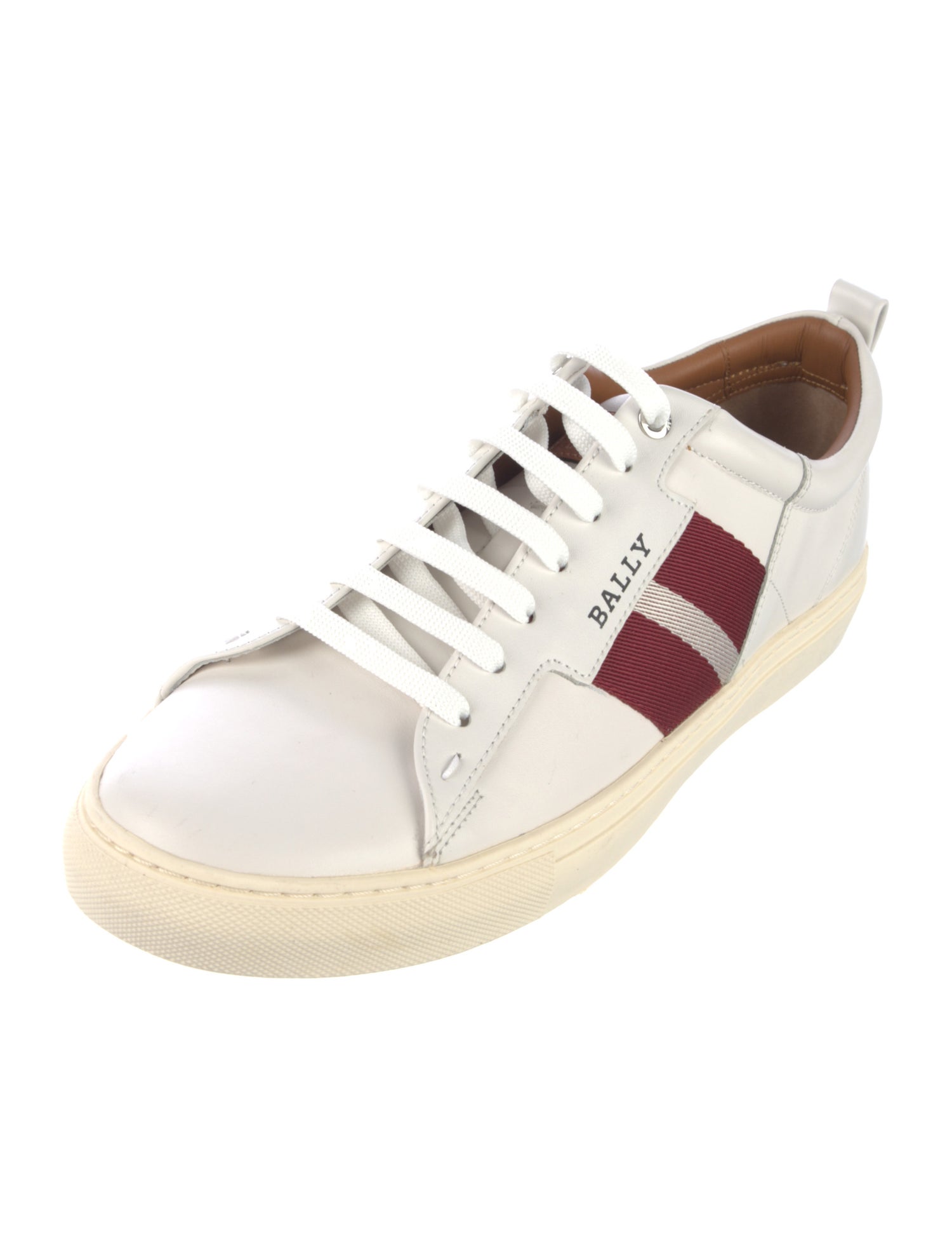 Bally Leather Printed Sneakers