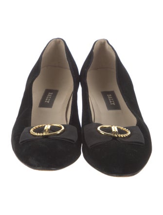 Bally Velvet Flats