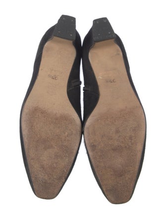 Bally Suede Animal Print Boots