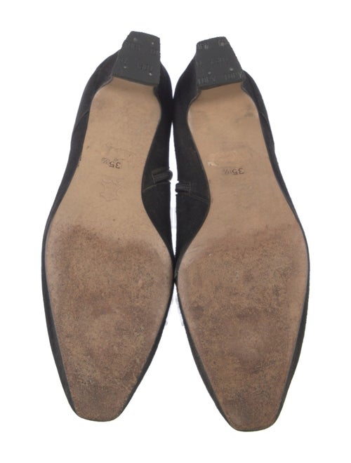 Bally Suede Animal Print Boots