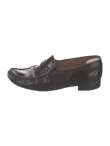Bally Flats Leather Loafers 8