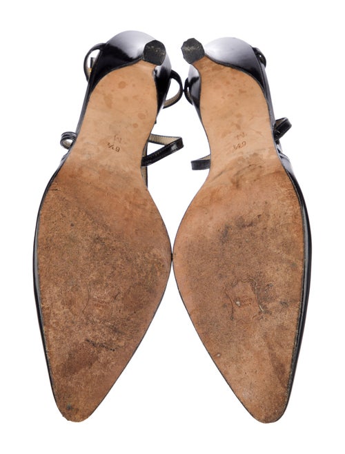 Bally Leather T-Strap Pumps