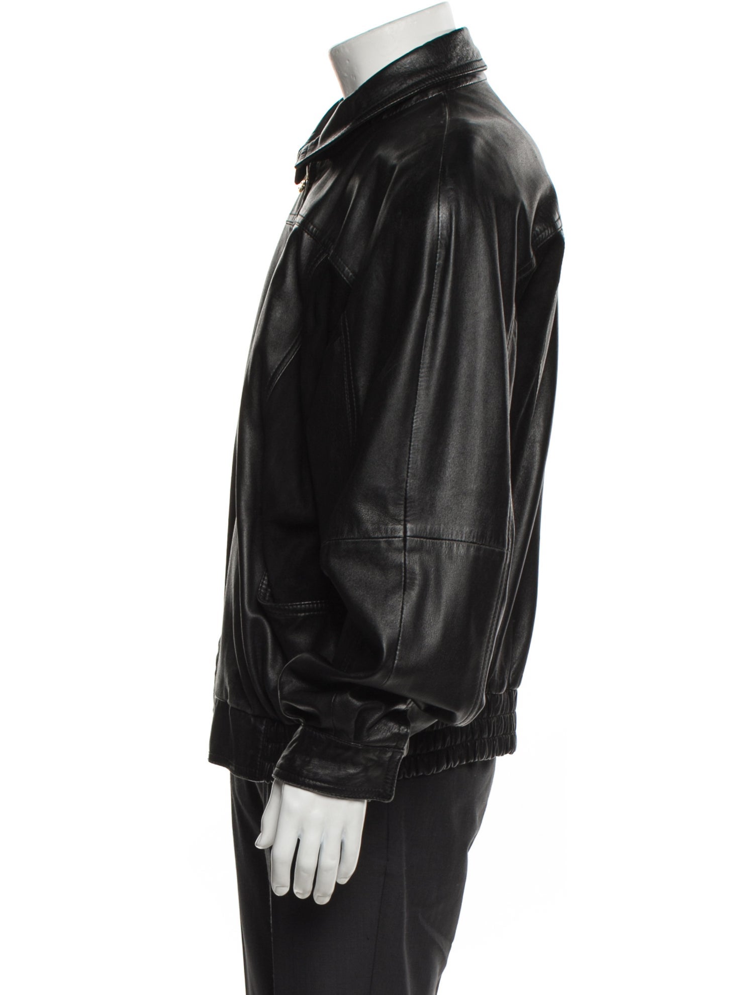 Bally Leather Bomber Jacket