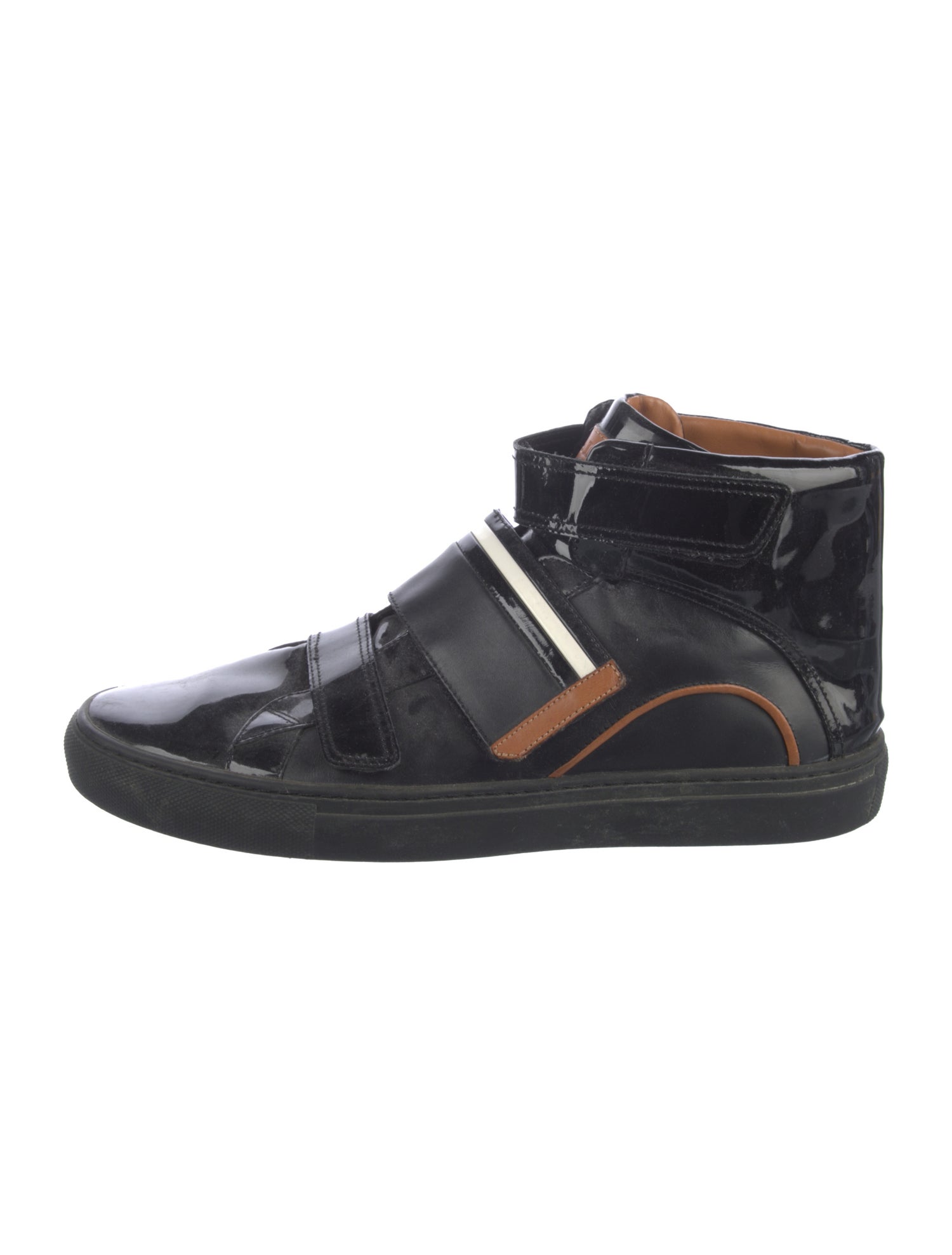 Bally Patent Leather Printed Sneakers