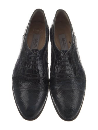 Bally Alligator Oxfords