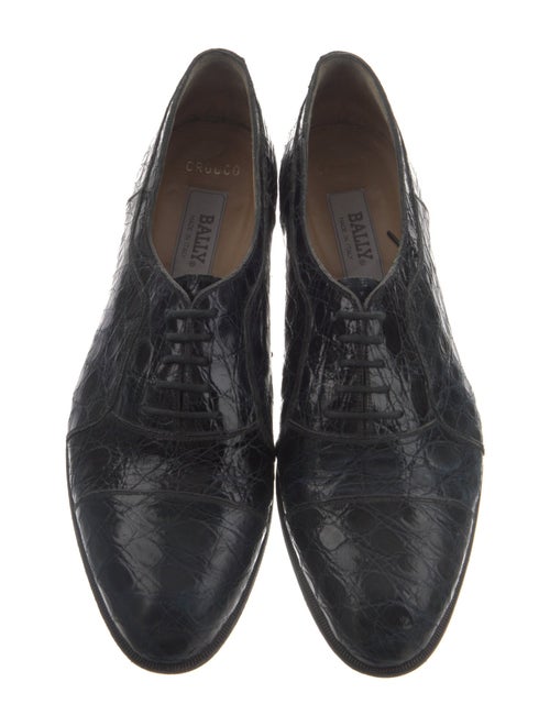Bally Alligator Oxfords