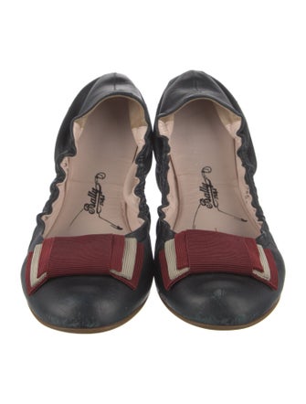 Bally Leather Ballet Flats