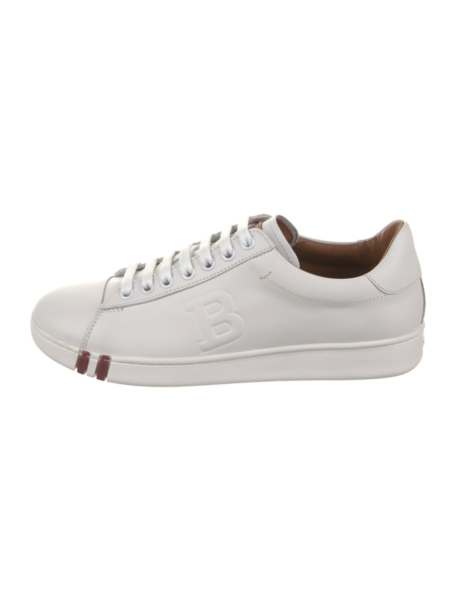 Bally Leather Printed Sneakers