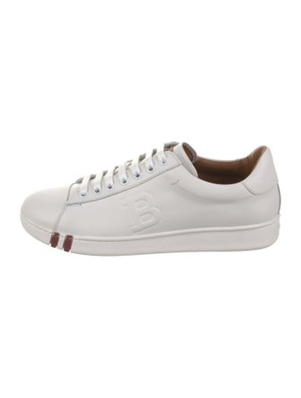 Bally Leather Printed Sneakers