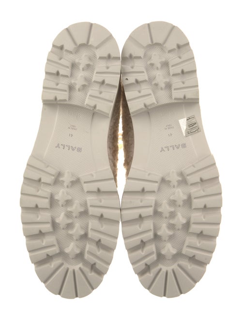 Bally Shearling Combat Boots