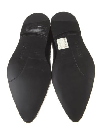 Bally Ponyhair Printed Loafers