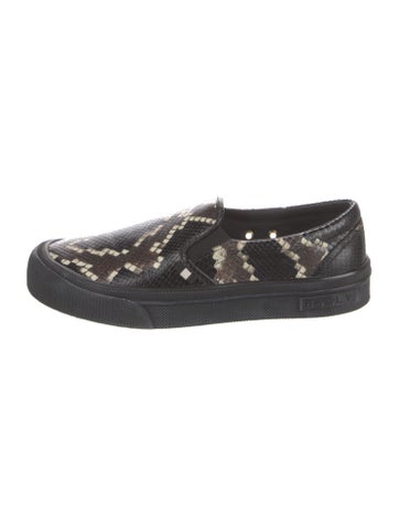 Bally Sneakers Embossed Leather Animal Print 9