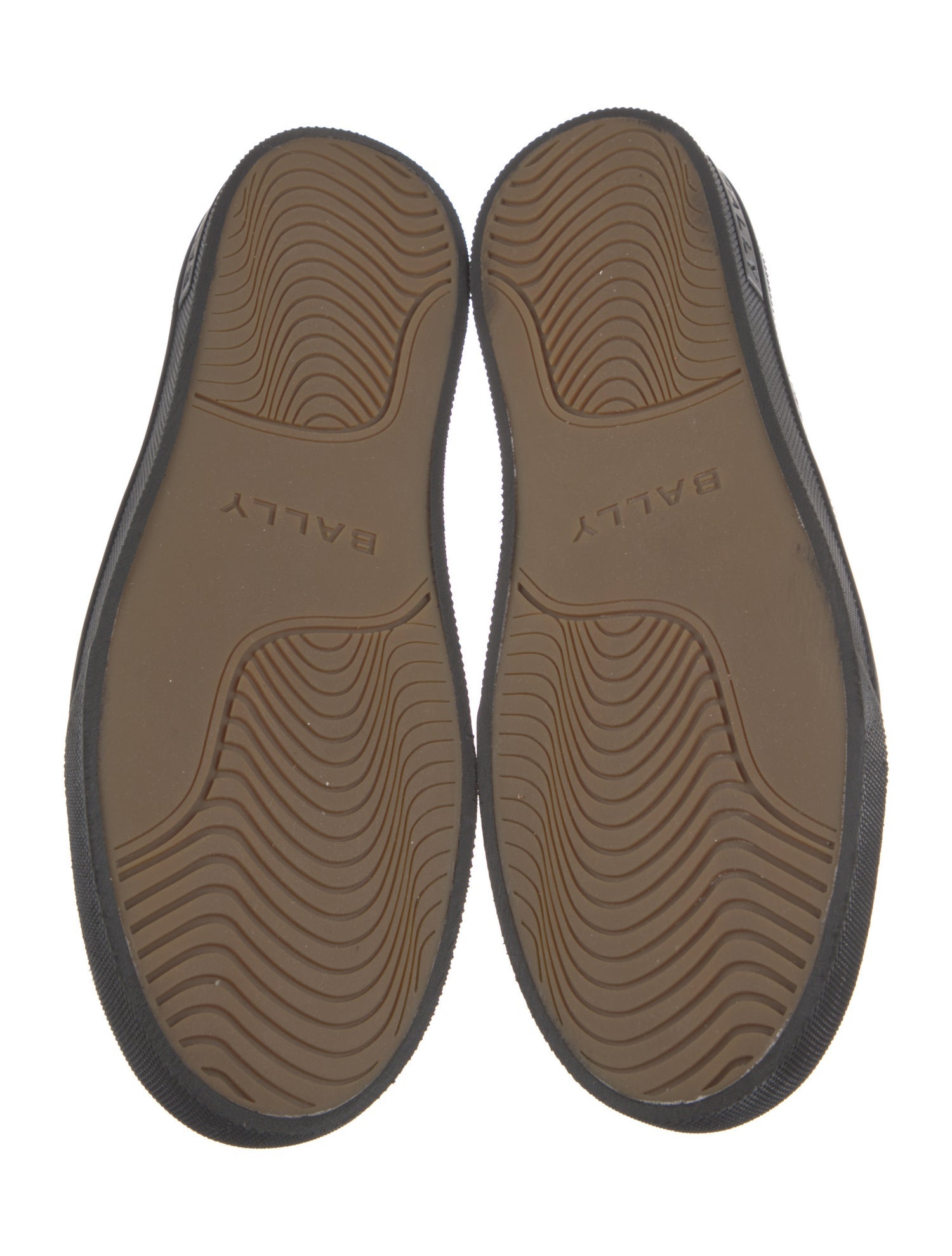 Bally Embossed Leather Animal Print Sneakers