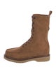 Bally Suede Combat Boots