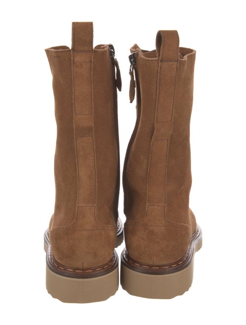 Bally Suede Combat Boots