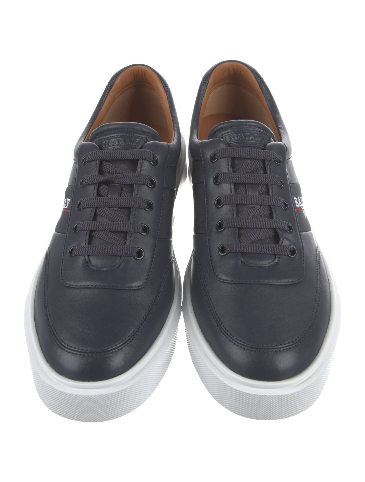 Bally Leather Printed Sneakers