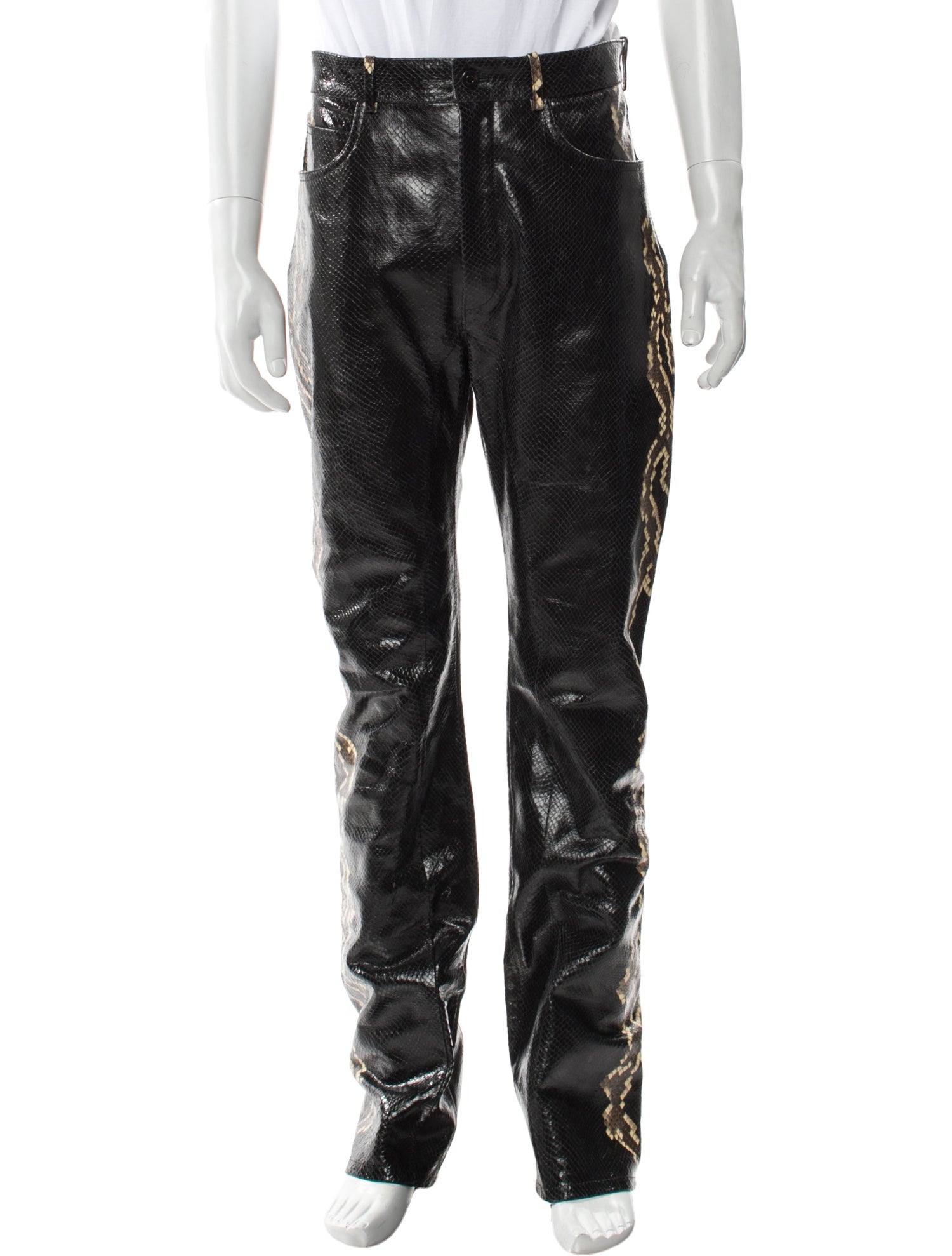 Bally Calf Leather Pants w/ Tags