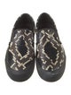 Bally Snakeskin Animal Print Sneakers