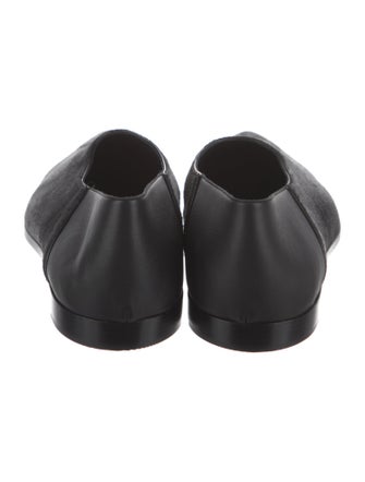 Bally Ponyhair Fur Trim Loafers