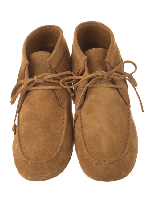 Bally Suede Lace-Up Boots