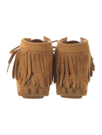 Bally Suede Lace-Up Boots