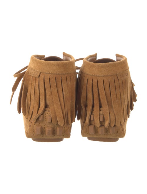 Bally Suede Lace-Up Boots