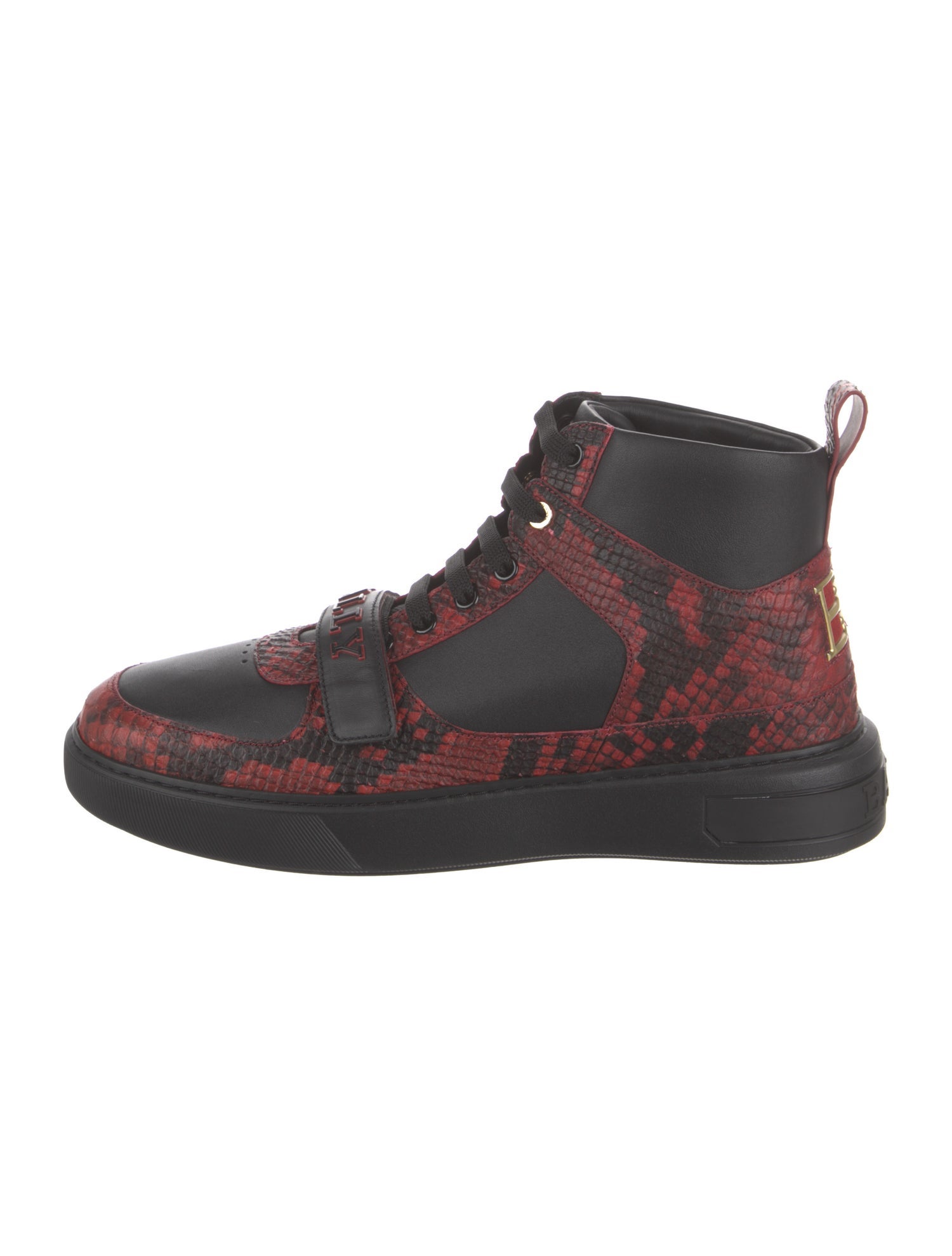 Bally Leather Printed Sneakers