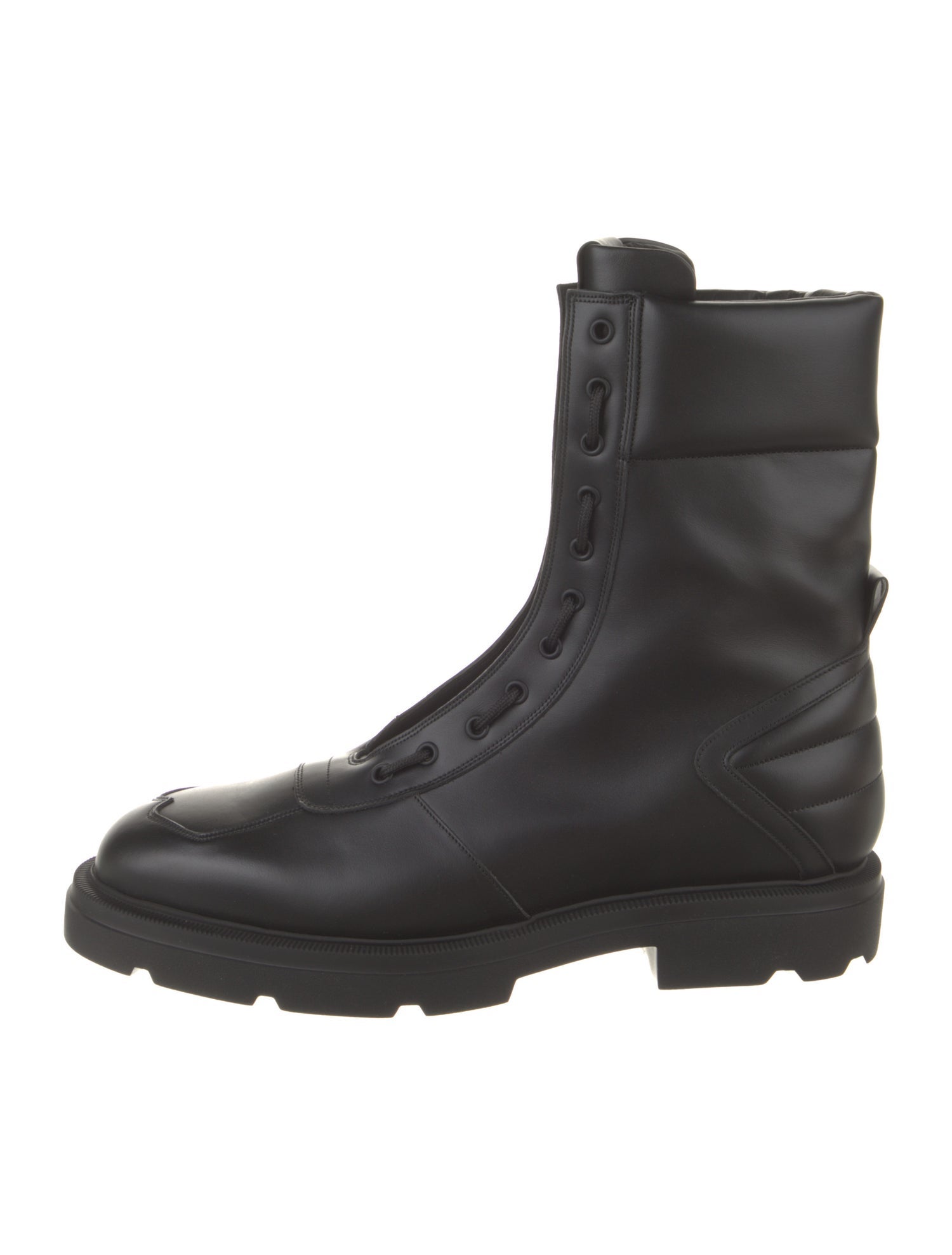 Bally Leather Lace-Up Boots