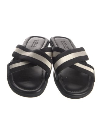 Bally Leather Printed Slides