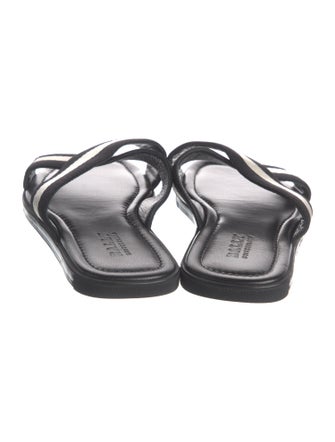 Bally Leather Printed Slides