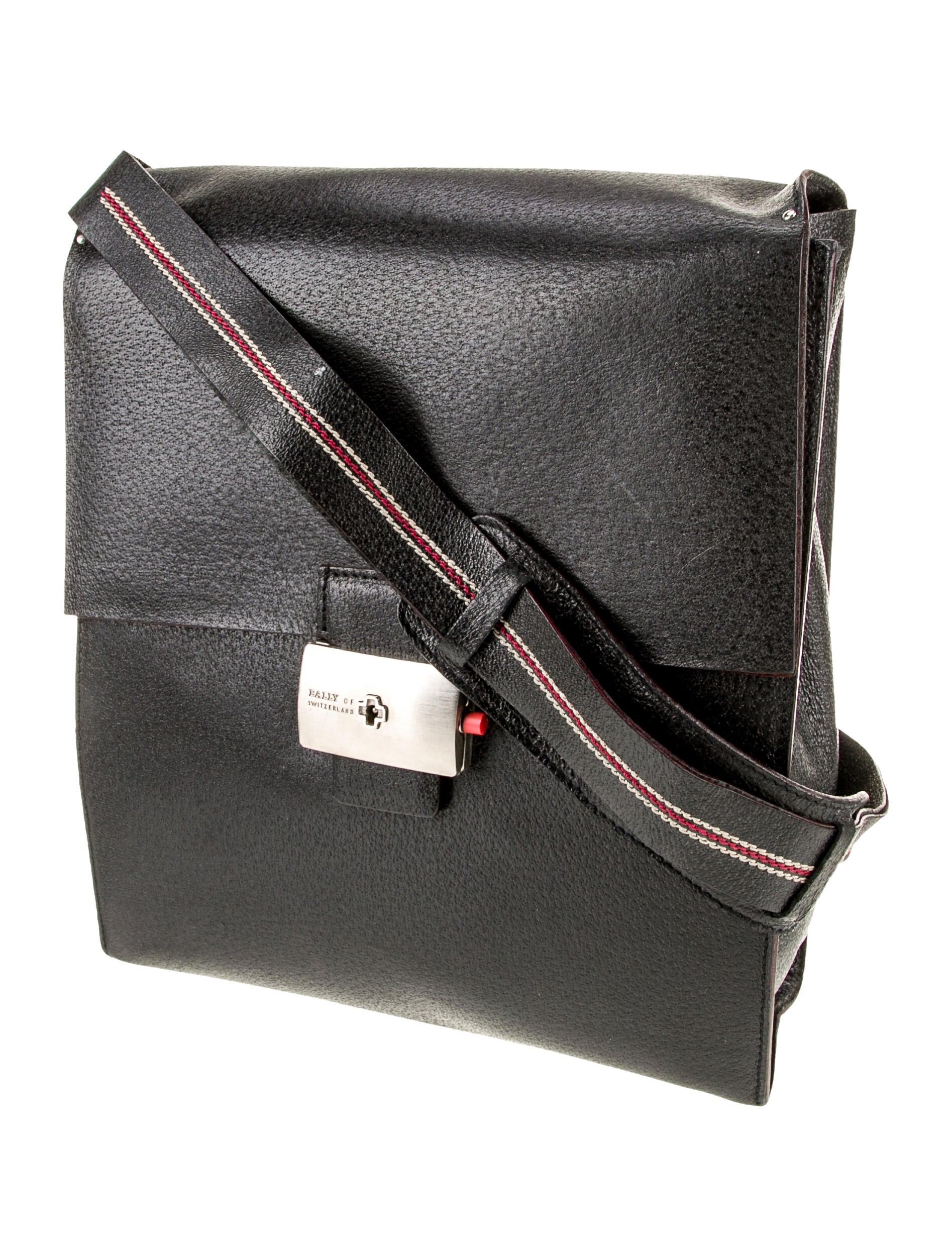 Bally Leather Messenger Bag