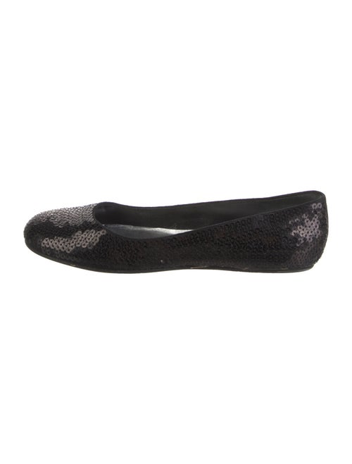 Bally Sequins Animal Print Ballet Flats
